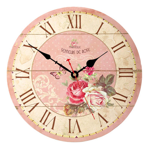 Vikmari Home - Reloj De Pared Vintage De 14 Pulgadas, Fun