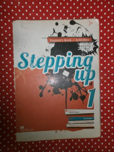 Stepping Up 1 Students Book Magazine Macmillan Escrito Lápiz