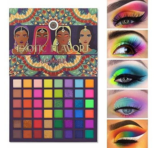 Sombras De Ojos - Ucanbe Exotic Flavors Paleta De Maquillaje