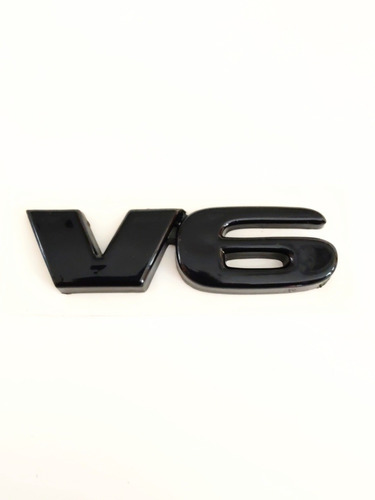Emblema Toyota V6 Negro Mate