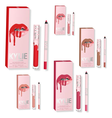 Labial Mate Kylie Cosmetics - Matte Liquid Lipstick Kit Terracota