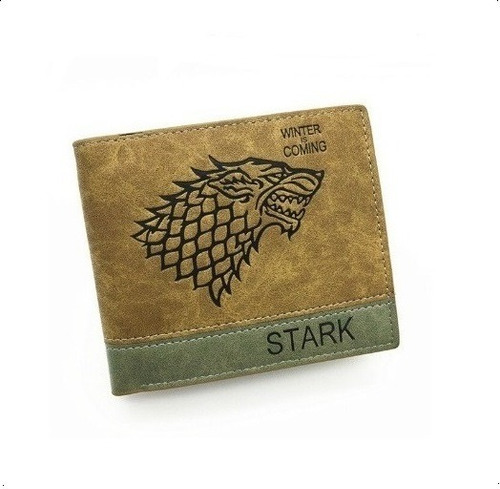 Billetera De Cuero Game Of Thrones Stark Estilo Moderno 2020