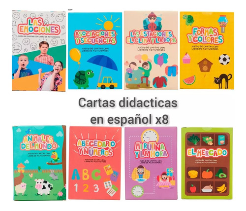 Juego De Cartas Didacticas Actividades Pictogramas