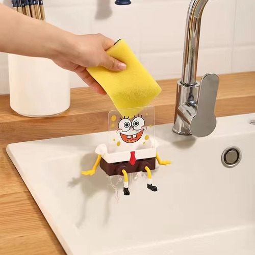Porta esponja para cocina FBCI Bob Esponja marrón