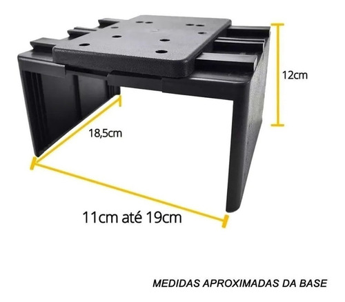 Imagem 2 de 9 de Console Apoio De Braço Porta Objeto Copo Descanso