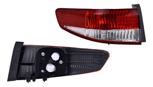 Par Calaveras Ext Honda Accord Sedan Bco/rojo 2003 2004 Depo