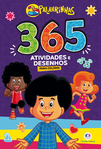 Livro 3 Palavrinhas - 365 Atividades E Desenhos Para Colorir