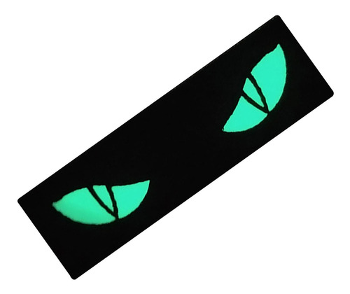 Cat Eye Morale Patch Badges Glow In Dark Para Ropa Mochila