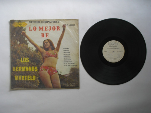 Lp Vinilo Los Hermanos Martelo Lo Mejor Edic Colombia 1970