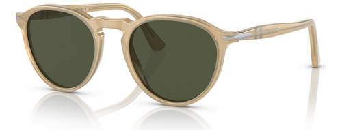 Óculos Persol 3286-s Bege Translucido Verde1169/31 51mm