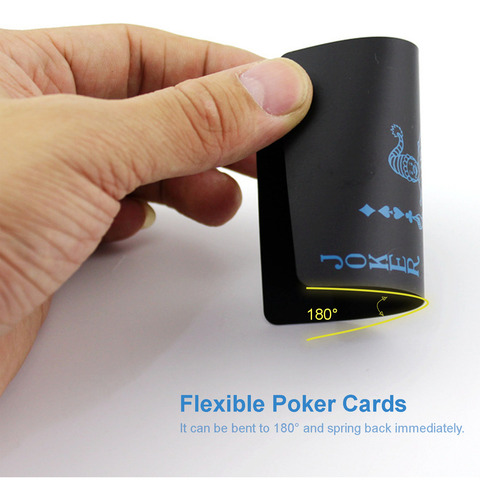 Cartas De Póquer De Plástico Para Fiestas Y Viajes
