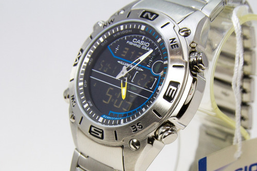Reloj Casio Outgear Fishing Amw-703d-1av Pesca