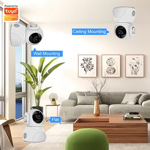 Imagen 5 de 9 de Cámara Vigilancia Wifi Inteligente Full Hd, Auto Tracking Ia