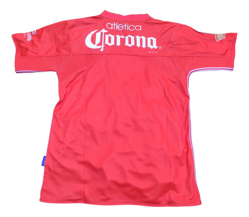 Jersey Diablos Rojos Toluca Titular Roja 2001