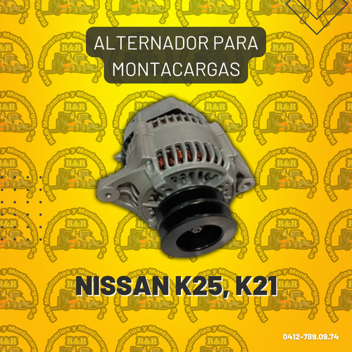 Alternador Para Montacargas Nissan K25, K21