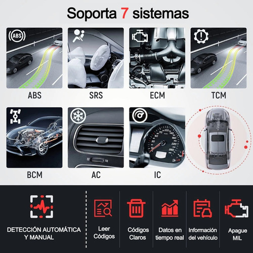 / Escáner Automotriz Thinkcar Thinkscan Plus S7 Obd2 Abs Srs