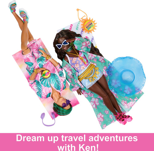 Set De Juego Barbie Muñeca Look De Playa Para Niñas 3 Años