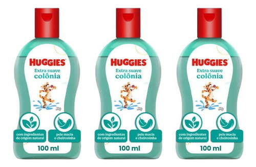 Colonia Huggies 100ml-kit C/3un