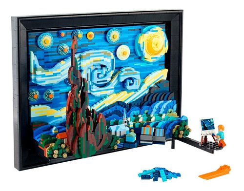 Lego Ideas 21333 Vincent Van Gogh -the Starry Nigh- Original