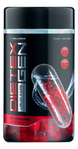 Dietex Hardcore 60 Cáps (30 Doses) Termogênico - Cellgenix