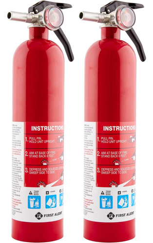 Home1-2, Standard Home Fire Extinguisher, Red, 2pack Cci