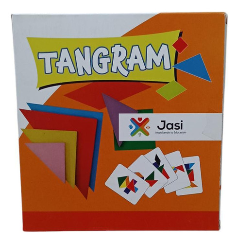 Tangram Y Tarjetas Multicolor