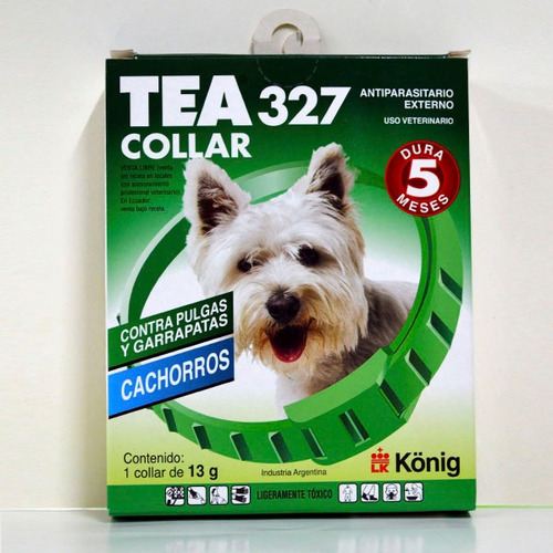 Collar Para Perros Pequeños Antipulgas Y Garrapatas Tea 327.
