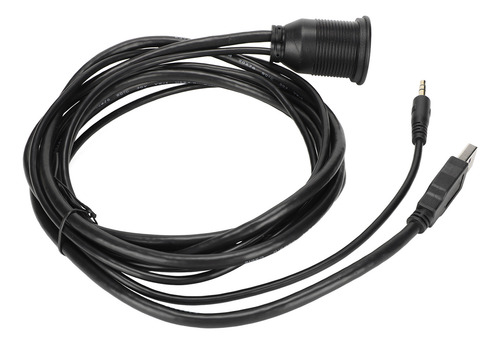 Cable Empotrado Para Montaje En Coche, 2 M, Usb 3.0, Aux Dc,
