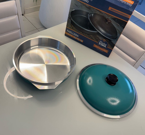 Paellera Sarten Doña Tina Sin Antiadherente Cod. 400 Aqua