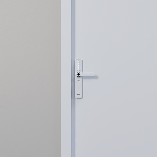 Fechadura Smart Embutir Ifr 7000 Maçaneta Intelbras Branca