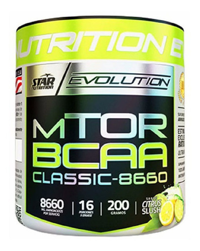 Aminoácidos Mtor Bcaa Star Nutrition® 200 Grs