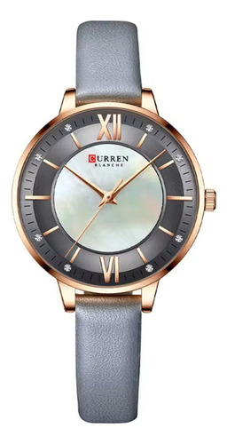  Reloj Marca Curren Modelo 9080 Elegante De Lujo Para Damas