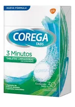 Comprar Pack 6u Corega Tabs 3 Minutos Tabletas Limpiadoras 30u