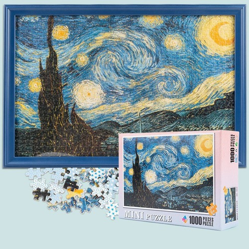 Puzzles 1000 Piezas Pintura Van Gogh Cielo Estrellado