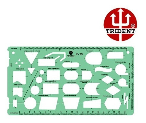 Gabarito Eletricidade P/ Eletrônica Fluxogramas E-23 Trident