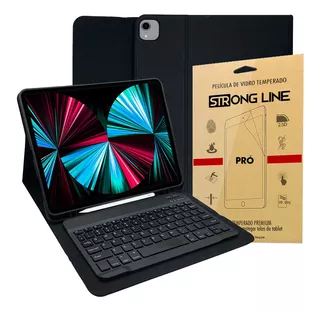 Capa Para iPad Pro 12.9 Teclado 3ª Geração 2018 + Pelicula