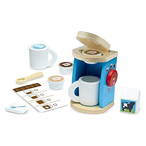 Juego De Café Melissa & Doug De 11 Piezas (ffp), Multicolor