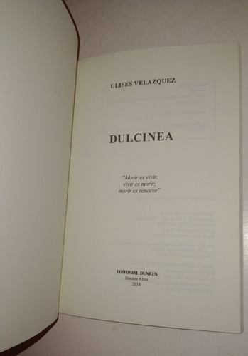 2.(poesías) Memorias De Un Tintero / Dulcinea - Ed. Dunken (Usado)