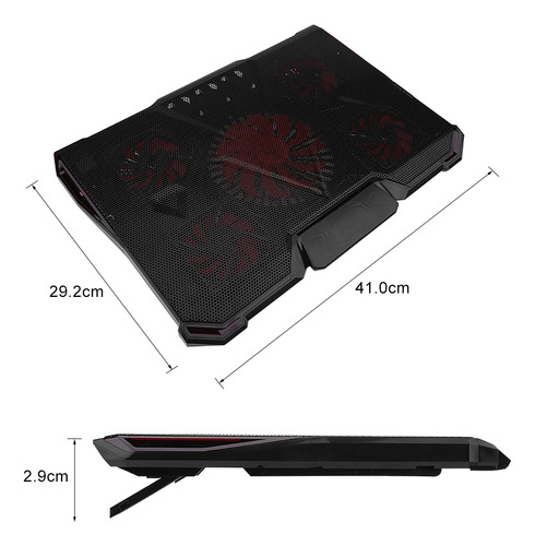 Almofada De Resfriamento Para Laptop, Refrigerador De Notebo