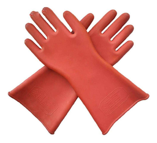 1 par de guantes aislantes duraderos 12KV Seguridad Seguridad Ocupacional