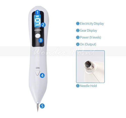 Caneta De Plasma Portátil Para Cauterização De Verrugas E To