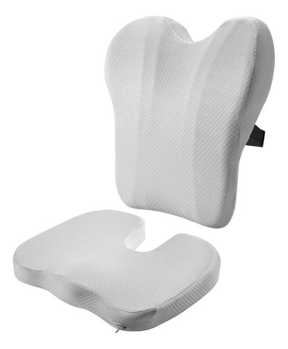 Jja Conjunto 2 En 1 Ergonómico, Cojín Lumbar Transpirable,