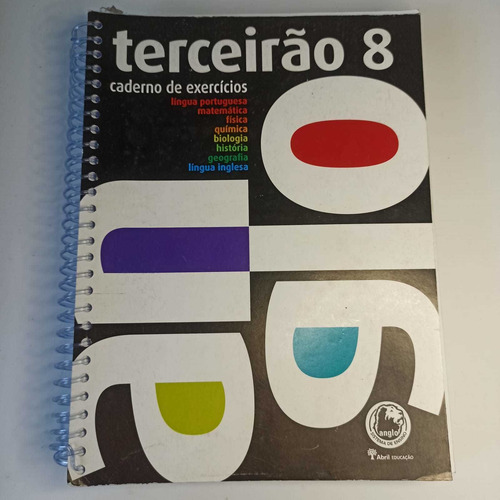 Kit 2 Livros Anglo Sistema De Ensino Terceirão Vol 8 Caderno E Caderno De Exercícios (Usado)