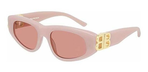 Gafas De Sol Balenciaga Bb0095s Pink/pink Para Mujer