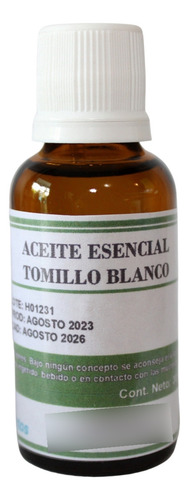 Aceite Esencial Tomillo Blanco 120 Ml