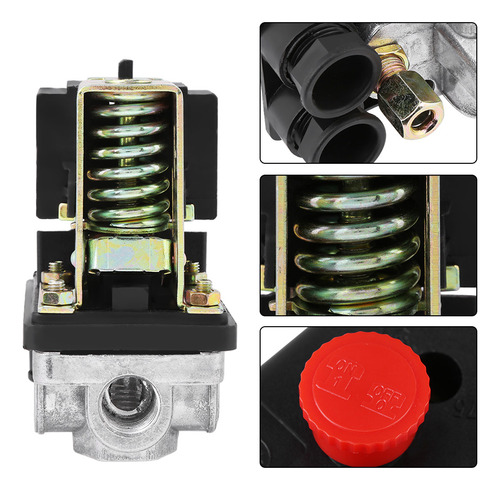 Control De Interruptor De Presión Del Compresor De Aire 90 P