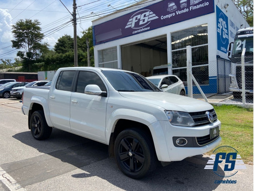 Imagem 2 de 9 de Vw Amarok 2.0 Highline Cd 4x4 4p Ano 2014 Fs Caminhões