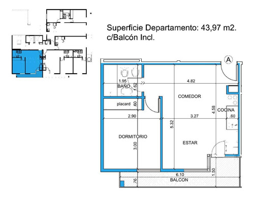 Departamento Renato Buen Pastor 1d. 4'c