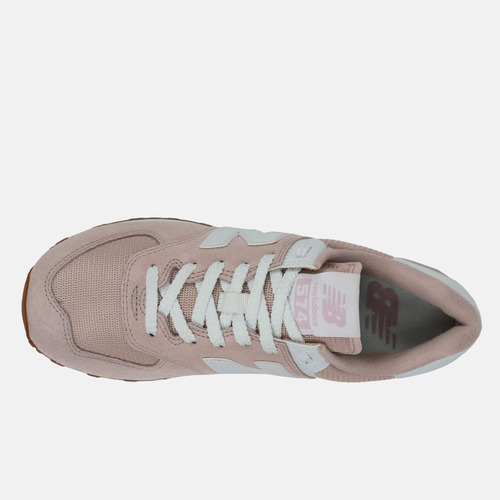 Imagem 3 de 4 de Tênis Feminino 574 New Balance Classic Wl574pj2 Rosa Claro