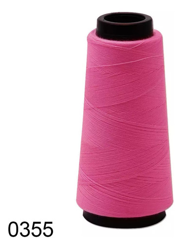 Linha Para Costura Sancris 120 2000 Jardas 100% Poliéster Cor 0355- Pink Victoria